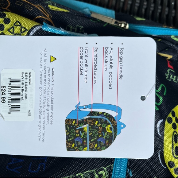 Backpack video game controller pattern - Picture 3 of 8